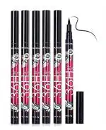 ELDERWAND 36H Eyeliner Precision Liquid Waterproof Lash Eyeliner Pencil Eye Liner, Water Resistant, Long-Lasting - (Black, Pack of 5)