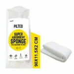 Tunai Pilteo Reusable Sponge Easy To Cut Filters For Both Mechanical And Biological Filtration In Aquarium Fish Tank, Wet and Dry Filters, (90X11.5X2cm thickness) (White, Pack of 1)