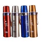 VDNSI Steel Double Wall Insulated Water Bottle for Outdoor Office Tea Coffee Bottle 750ML