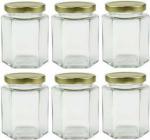 Verphx Black, Clear Glass Spice Set - 250 Ml (Pack Of 12)
