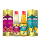 Jai Guruji Litchi Fruit Squash and Pineapple Fruit Syrup Sharbat (750ml each Pack of 2)