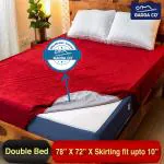 GADDA CO Cotton Waterproof Bed Protector Fitted Mattress Cover 72