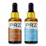 PRZ Combo Of Cold Pressed Castor Oil and Jojoba Oil 15 ml Each (Combo Of 2)