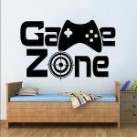 Asmi Collections 66 cm Game Zone Wall Stickers for Kids Room Self Adhesive Sticker (Pack of 1) | Wall Sticker | waterproof wall sticker