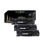 Print Star 85A/285A Compatible with Toner Cartridge for HP Laserjet P1100/1102/1102W, M1132/1134/1137/1138/1139 Multi-Function Laser Printer (Pack of 3)