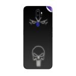 GADGETSWRAP Printed Vinyl Skin Sticker for Oppo A9 2020- Punisher Logo n Mask