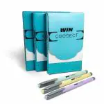 Win Connect 30 Pens Blue Ink|0.7 mm Tip|Elasto Grip|Smooth Writing|Premium Stick Ball Pen