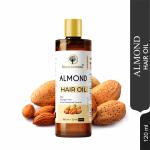 Khadi Natural Almond Hair Oil 120ml - Nourishing Hair Care Solution (Almond)
