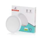 D'Mak Surface Mounted LED Light for Ceiling, 12-Watt Panel Light White Light Round Pack of 1