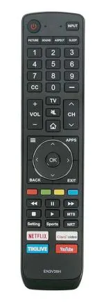 AILKIN EN3V39H Replaced Remote fit for Hisense TV 55H6E