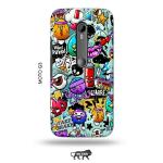 Tweakymod Printed Funny Dope Back Cover For Moto G3