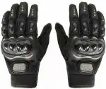 Riderscart Probiker Synthetic Leather Motorcycle Gloves (Black, XL)