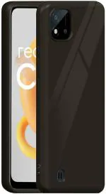 MV Realme C11 2021 Black Rubber, Plastic Shock Proof Mobile Back Cover