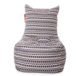 Style Homez CLASSIC CHAIR, Cotton Canvas Polka Dots Printed Bean Bag XXXL Size, Cover Only