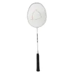 Airavat Stroke Badminton Racket, Full Size Carbon Badminton Racquet, White