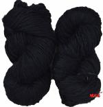 M.G Enterprise Wool Yarn, Sumo Black 200 Grams.