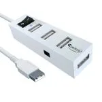 Quantum QHM6660 4 Port USB HUB (White)
