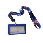 SAAIRAM ENTERPRISES Southern Railways ID Card tag with Blue Plastic Card Holder(Set of 1) | id Keychain Ribbon |Card Holder for Railway Staff| TTE | Guard |loco Pilot | Office Staff with PLASTIC Card Holder