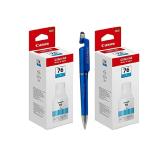 Canon GI 76 Cyan Twin Ink Bottle (PACK OF 2) with 3in1 Multi-Function Creative Mobile Phone Stand