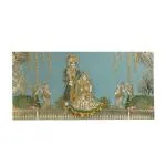 Fonsie Wedding couple design cash envelopes for gifting money on wedding gift, baby shower gift, shagun, family gatherings with name space green pack of 30.