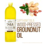 Saptham Taila 100% Wood Pressed Cold Pressed Groundnut Oil PET Bottle (500 ml)