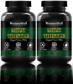 Naturewell Milk Thistle With 800 Mg Of Silymarin For Healthy Liver, 60 Capsules Each (Pack Of 2)