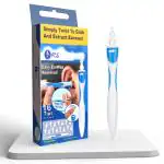 FCS Silicone Ear Cleaner Ear Wax Removal Cleaning Tools With 16 Pcs. Replacement Spiral Tips