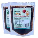 Siaksh Pure chatpati Tasty Khatta meetha Instant Ready to eat chutney Paste in pack of 2(2x100)