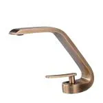 SANIKART Antique Brass Tap Mixer Sink Vanity Faucet Bathroom Hot and Cold Water Faucets