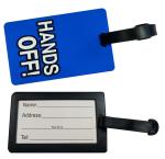 Shining Zon Luggage Identification Tags for Bags,Backpacks and Suitcase with Funny Quote Messages (Pack Of 12 Blue)