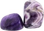 Divinity Crystals Amethyst Natural Aaa Grade Tumble Pebbles Stones (Pack Of 2)