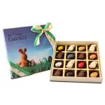 ZOROY LUXURY CHOCOLATE Easter Egg Chocolate Box | Box of 16 with Assorted Chocolates and Eggs 160 gms | Easter surprise eggs Chocolate | Easter Gifts Pack Combo | White Milk Dark Chocolate