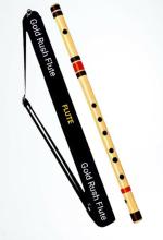 GOLD RUSH FLUTE C Natural Medium Professional Right Handed Bamboo Flute 19.5 inch Size