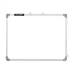 Eduway 1.5x2 Feet Non-Magnetic Double-Sided Whiteboard and Chalkboard|Sliding Hanging Clip(45x60 cm)