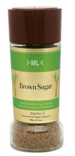 M L KING FOOD Natural Organic Brown Sugar Prime Quality Brown Color 350g Pack Of 1