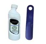 Sheppits Premium Shoe Cleaner For All Colours Sports Shoes & Shoe Horn (Navy Blue) Combo | Shoe Care Kit