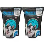 WOW DOG Dog Biscuit Offer Pack of 2 Blueberry Flavour Fortified with Calcium & Minerals 1.8 kG