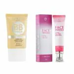 SRNM Face Primer Oil Free Milk Base With Extreme Glow BB Foundation Cream for Women
