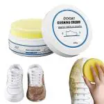 Binsbarry White Shoe Cleaning Cream | Sneaker Stain Cleaning Cream | Sneaker Stain Remover Cream, Simple and Fast, Shoe Whitening Cleansing Tool, Whitening and Yellowing Maintenance for White Shoes, Leather, Sports Shoes, Leather Bags 260G
