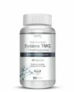 Vokin Biotech Betaine Trimethylglycine (TMG) for Support Healthy Homocysteine Levels (90 Capsules)