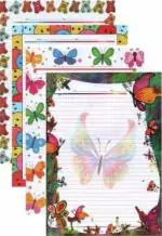 ECLET A4 One Side Ruled Designer Sheets (Pack of 100)