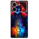 Toppings Printed Matte finish Vinyl Skin Sticker (This is not Back Case Covers) Scratch Less for Mobile Back and Camera lens for Xiaomi Redmi Note 13R Pro Design B05 -MT
