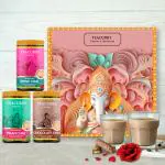 Teacurry Tea Gift Box (Mighty Ganesha) - Paan Chai, Rose Chai, Chocolate Chai - Gift for Festival, Birthday, Anniversary, Thank You, Corporate, Valentine