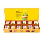 Expelite Happy birthday wishes chocolate gift box - 12 pc Birthday chocolates Bars (320 g)