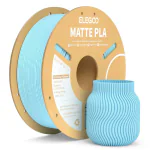 Protomont TECHNOLOGIES ELEGOO PLA Matte Filament (Ice blue)1.75mm - Versatile Printing Material,1kg