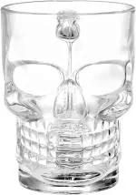 Jay Gatrad Seller Skull Beer Mug Drinking Glasses with Handle Heavy Base Funny Entertainment Glassware for Water