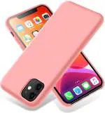 EasyTac Dark Pink Silicone Back Case For Iphone 11