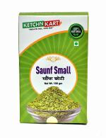 KETCHN KART Fresh & Natural Small Fennel Seeds| Saunf | Variyali | Whole Indian Spices with Authentic Taste & Strong Aroma 100g