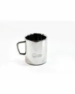 Human Hydro Double Walled Insulated Silver Stainless Steel Coffee Mug 180 ml