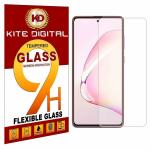 Kite Digital Samsung A91 Premium Tempered Glass Screen Protector Slim 9H Hard 2.5D with Full Installation Kit (Pack of 2)